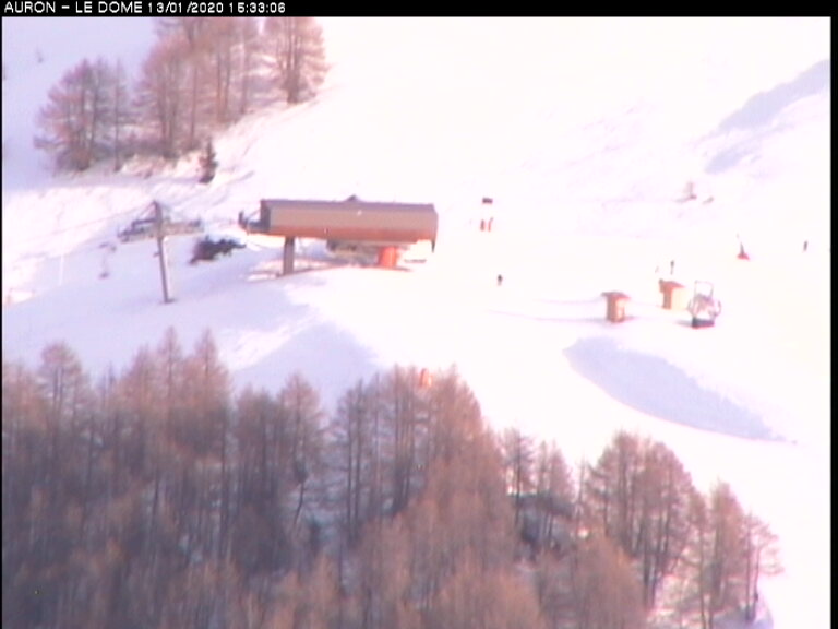 Webcam Isola : Vue depuis la Tete Cabane