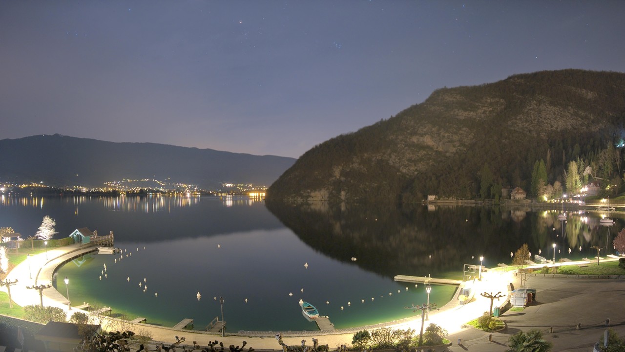 webcam du lac d'Annecy en Haute-Savoie météopassion