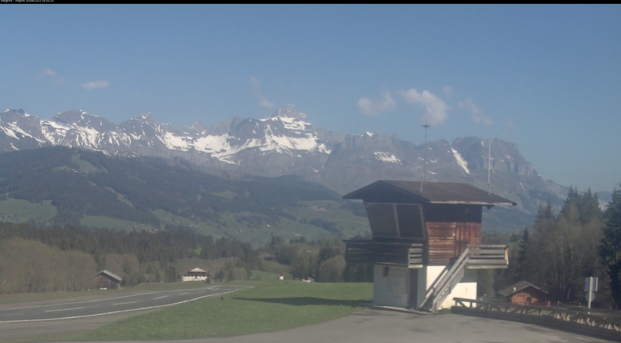 Webcam Megeve : Vue de Rochebrune 