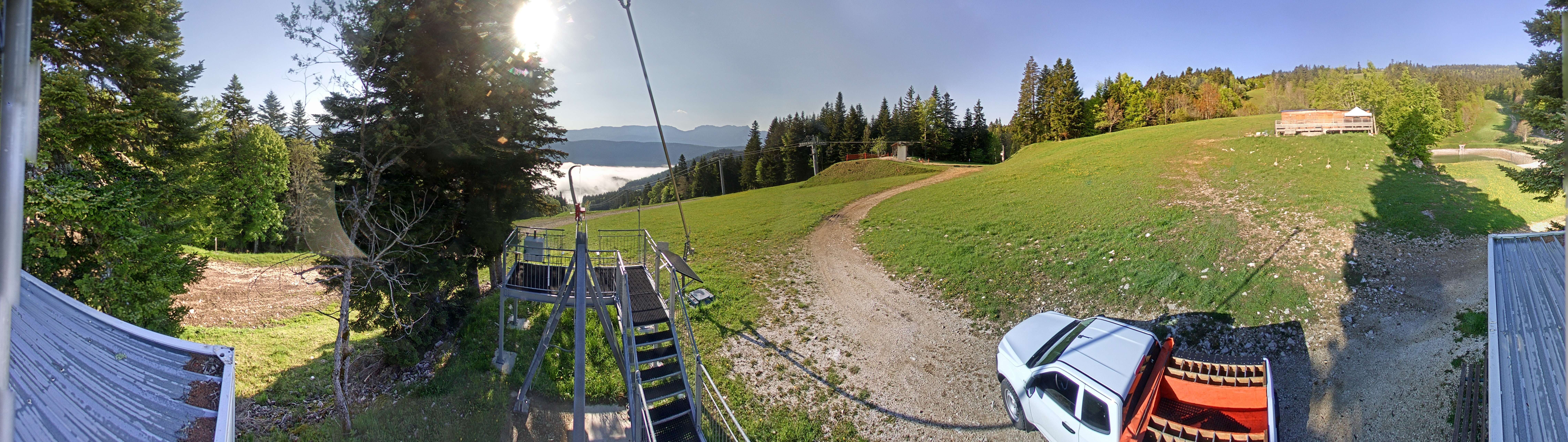 Webcam Autrans-Méaudre - Zipline Vercors, Télésiège Méaudre 1300m