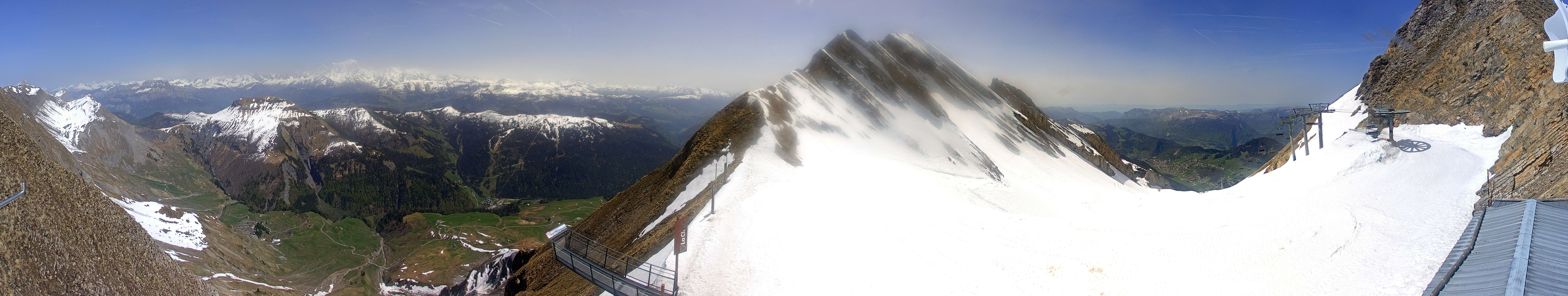 Webcam La Clusaz - Massif de Balme depuis le Col de Balme