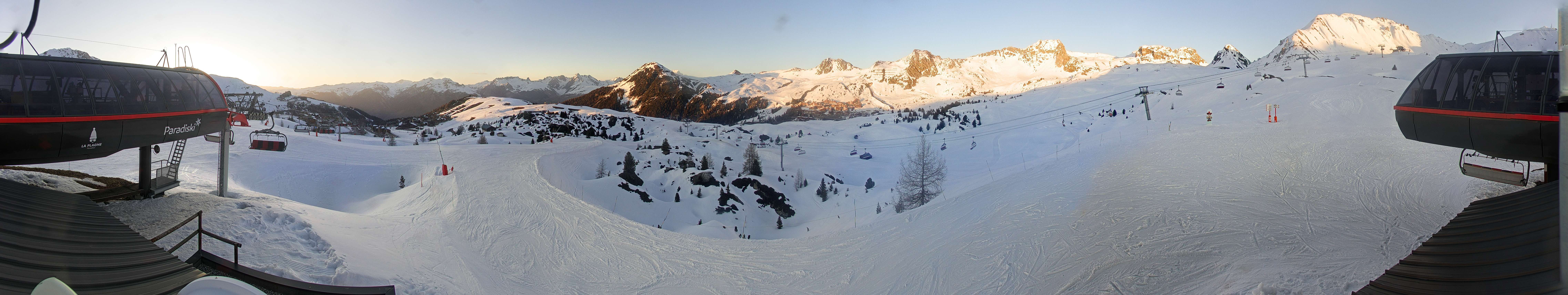 Webcam La Plagne - Panoramique de la Bergerie