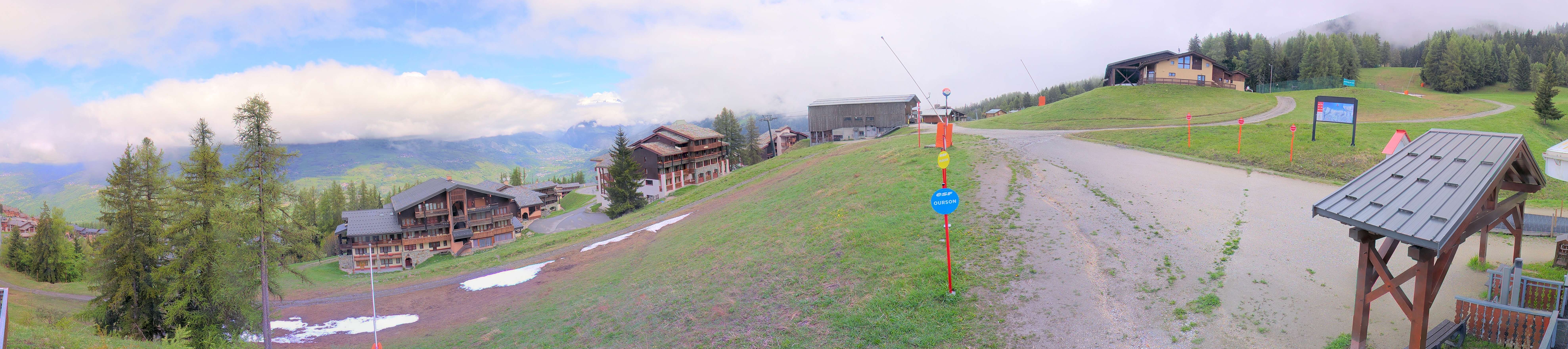 Webcam La Plagne - Panoramique de Montchavin-Les-Coches