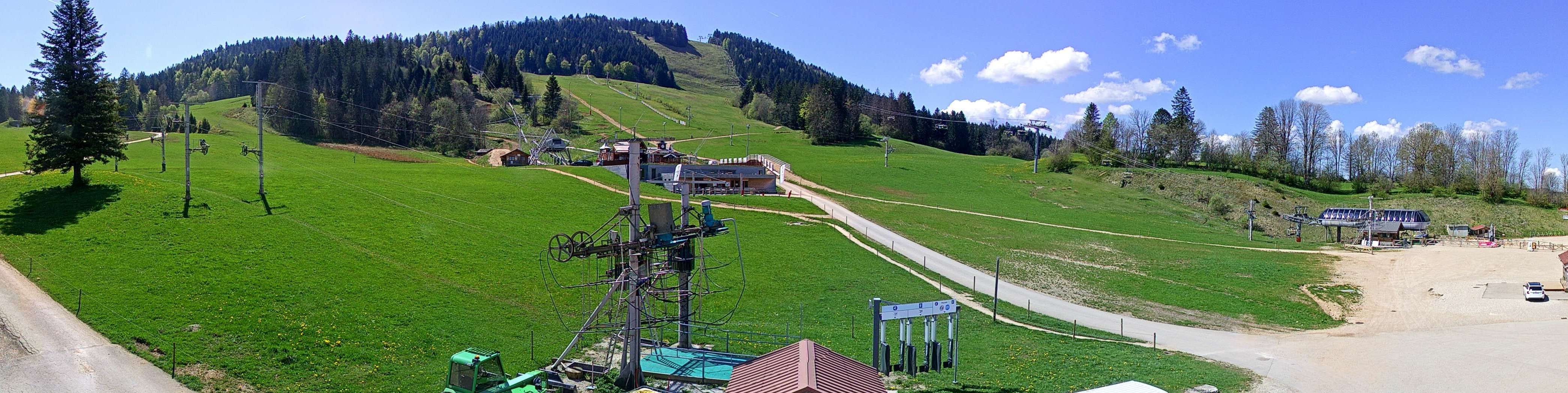 Haut des pistes de la station de Métabief