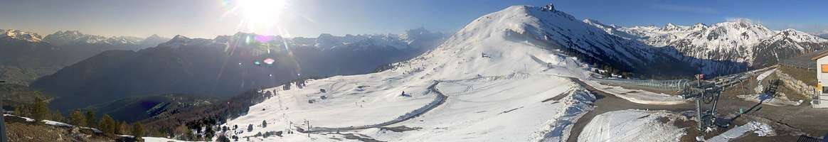 Vercorin - Crêt du Midi, domaine skiable - Skigebiet - ski slopes